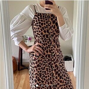 White drop sleeve puff blouse